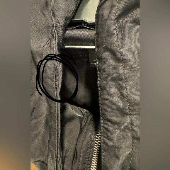 White House Black Market Nylon Cotton Blazer Anorak Utility Jacket light crop 0 - Picture 5 of 6